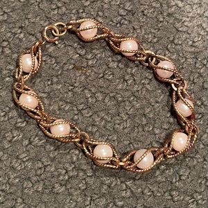 Small vintage metal bracelet 1970s